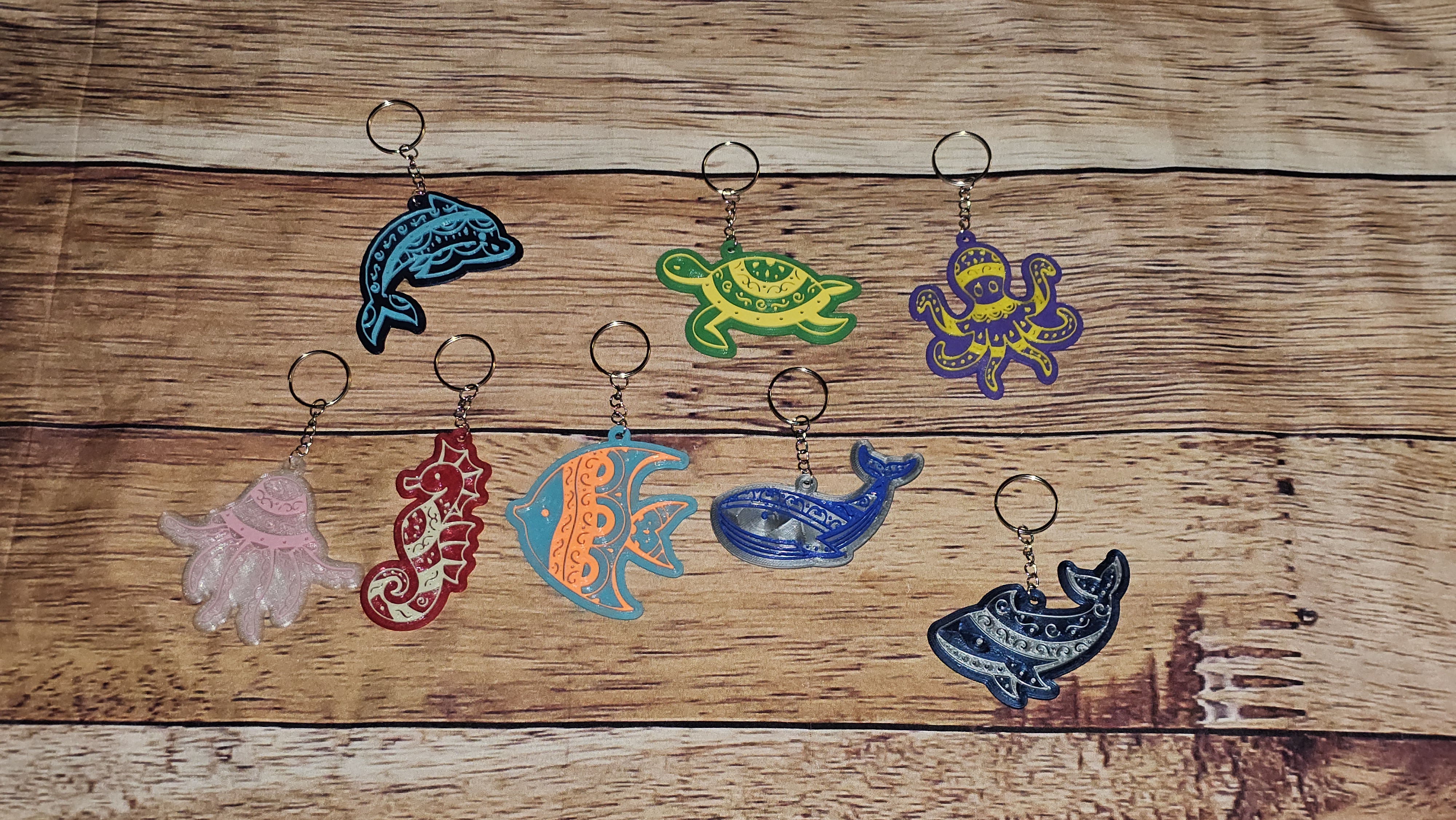 Custom Keychain - Personalized 3D printed keychain